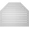 Ekena Millwork Octagonal Top Surface Mount PVC Gable Vent w/ 2"W x 1-1/2"P Brickmould Frame, 36"W x 30"H GVPOT36X3002SF - alternate 5